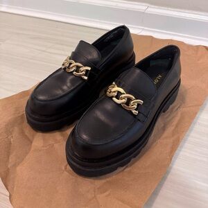 Alohas chunky leather loafers